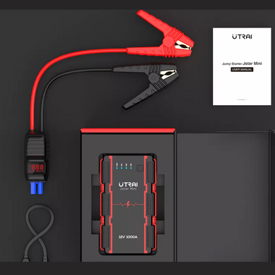 Многофункциональное автомобильное пуско-зарядное устройство/стартер/бустер 13000 мАч UTRAI Jstar MINI 347564922 фото, Hot Box