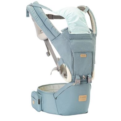 Многопозиционная сумка-переноска Hip Seat слинг со съемным сиденьем Leshu 3 в 1 BC-318 Blue 380415183 фото, Hot Box