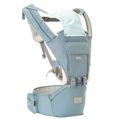 Многопозиционная сумка-переноска Hip Seat слинг со съемным сиденьем Leshu 3 в 1 BC-318 Blue 380415183 фото, Hot Box