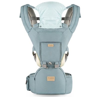 Многопозиционная сумка-переноска Hip Seat слинг со съемным сиденьем Leshu 3 в 1 BC-318 Blue 380415183 фото, Hot Box