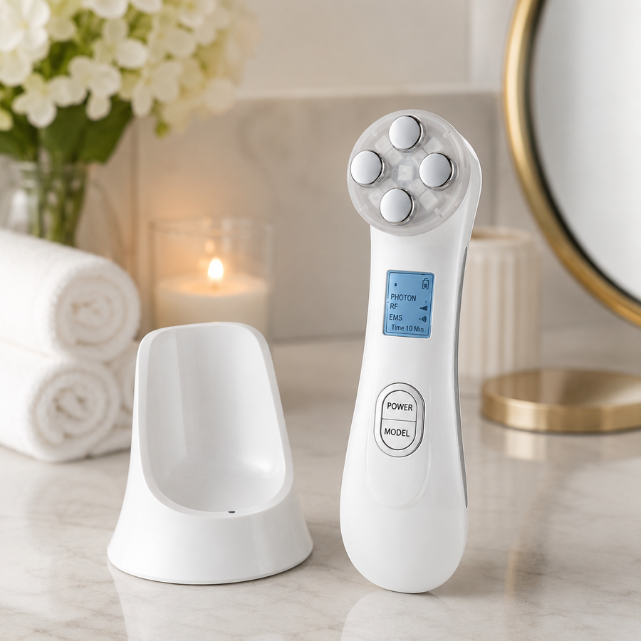 Косметологический массажер для лица и тела с эффектом Lift Up Beauty instrument электромиостимуляция светотерапия RF - лифтинг 111714008 фото, Hot Box