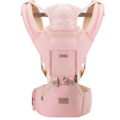 Многопозиционная сумка-переноска Hip Seat слинг со съемным сиденьем Leshu 3 в 1 BC-318 Pink 40123Sl фото, Hot Box