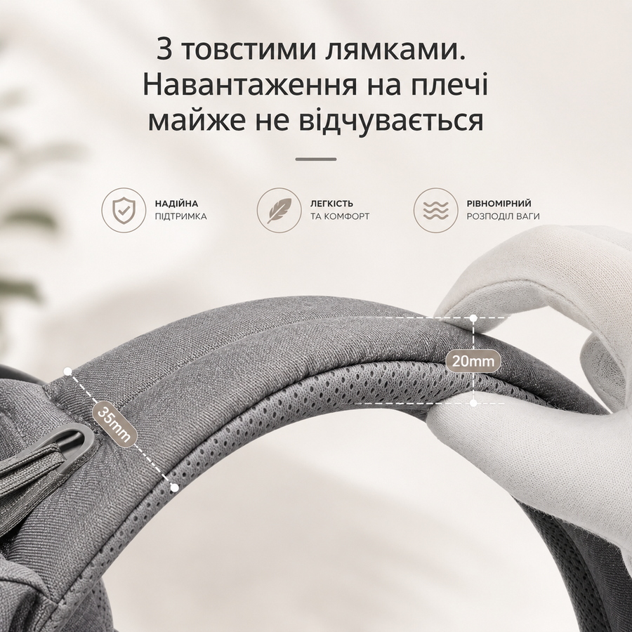 Багатопозиційна сумка-переноска Hip Seat слінг зі знімним сидінням Leshu 3 в 1 BC-318 Grey 40123Gr фото, Hot Box