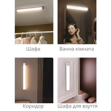 Аккумуляторная LED лампа на магнитах c датчиком движения GreenBar L911A-400 373065360 фото, Hot Box