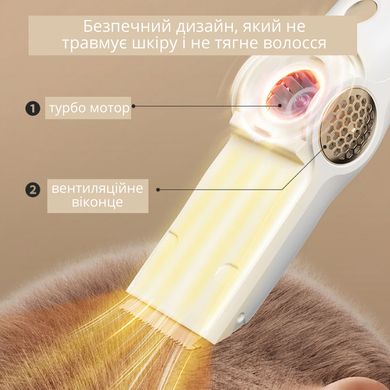 Ультратихий аккумуляторный электрический детский триммер для стрижки волос Boboduck F6266 383540694 фото, Hot Box