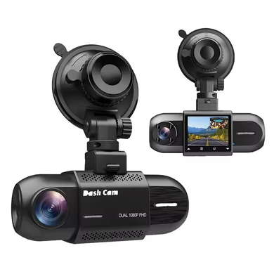 Компактний автомобільний відеореєстратор на дві камери, 1,5 діагональ , 1080 P Full HD Yikoo M08 421252566 фото, Hot Box